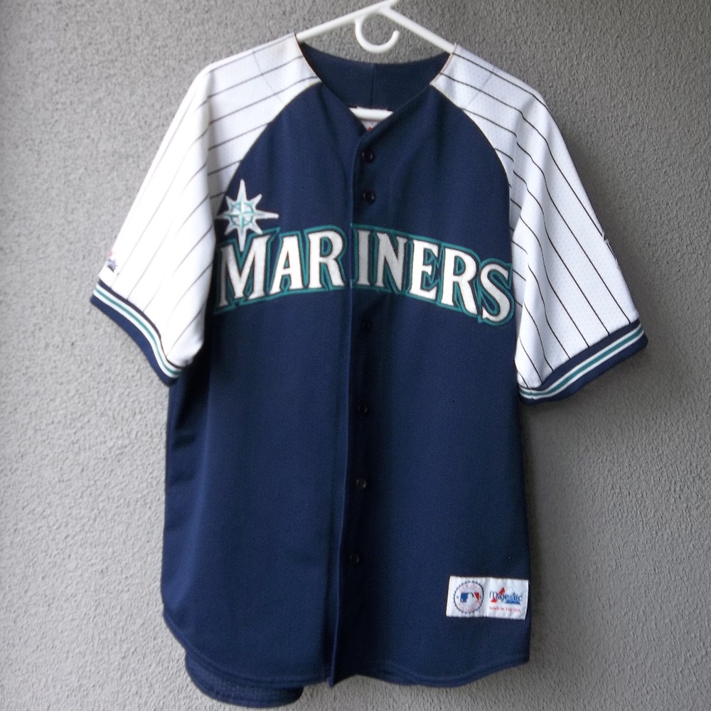 Mariners Griffey Jersey sz Large Majestic Made in the USA